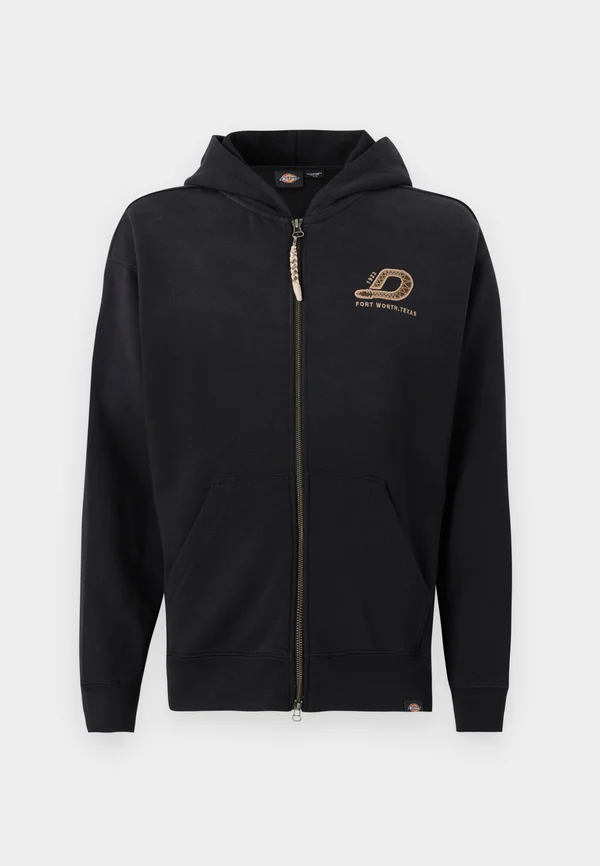 CHINESE NEW YEAR FRENCH TERRY FULL ZIP HOODIE UNISEX - Kapuzenpullover - black
