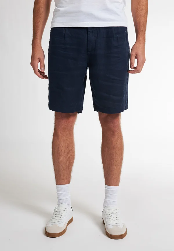 CHINO LARGO - Shorts - navy blue