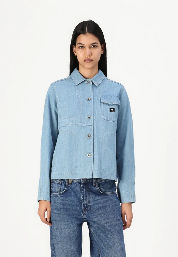 CHORE COAT - Jeansjacke - light beach wash