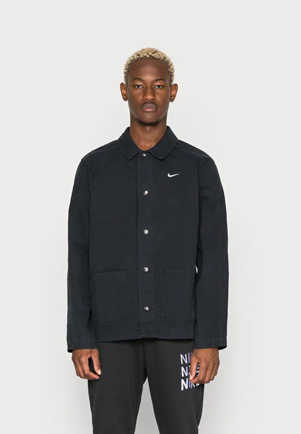 CHORE COAT - Leichte Jacke - black/white