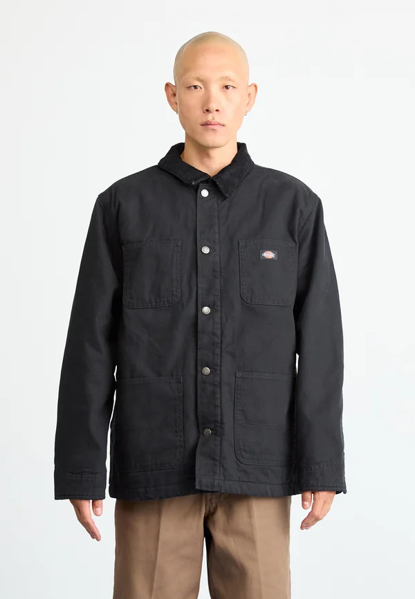CHORE JACKET LINED - Leichte Jacke - black