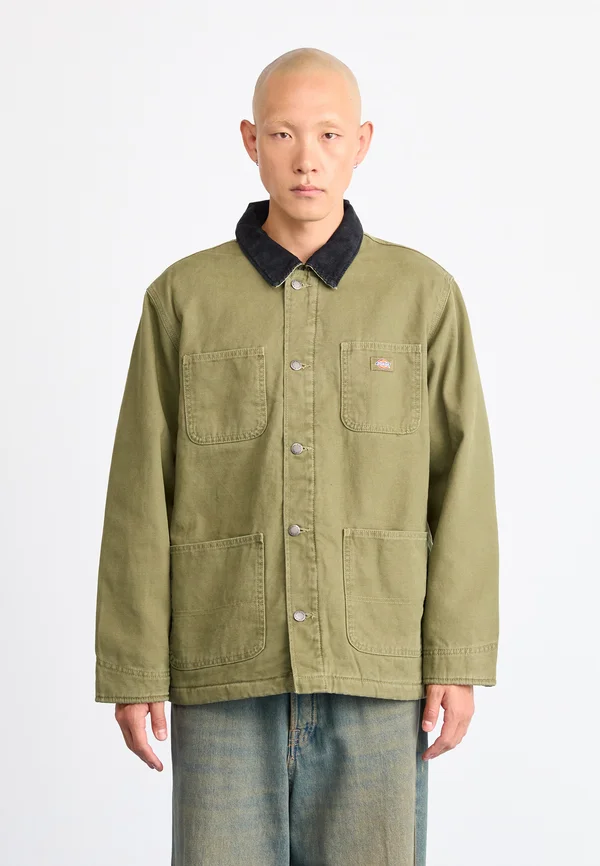 CHORE JACKET LINED - Leichte Jacke - military green