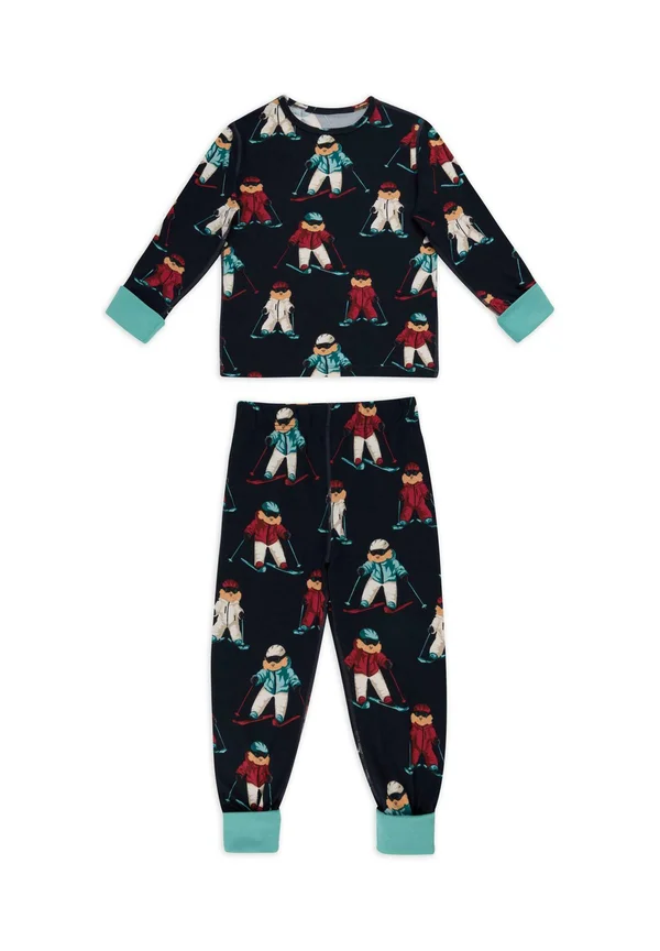 CHRISTMAS SKIING DOG SET - Nachtwäsche Set - dark blue