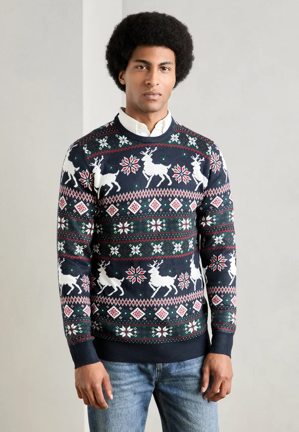 CHRISTMAS - Strickpullover - navy