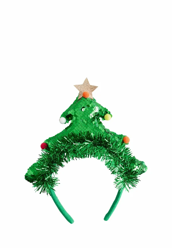 CHRISTMAS TREE SEQUIN - Haar-Styling-Accessoires - green
