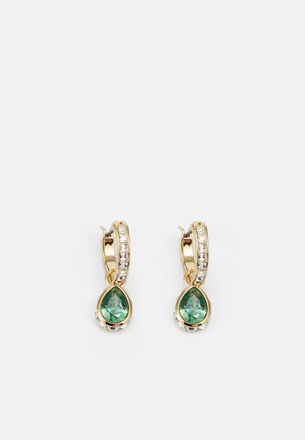 CHROMA DROP EARRINGS PEAR CUT - Ohrringe - gold-coloured/green