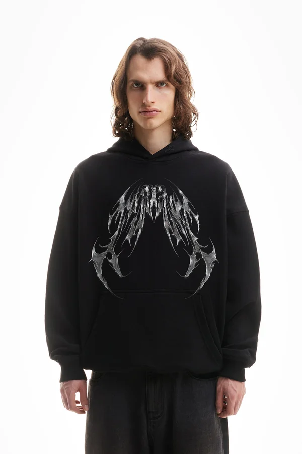 CHROME METAL UNISEX - Sweatshirt - black
