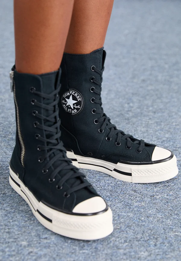 CHUCK 70 PLUS XHI - Sneaker high - black/white/egret