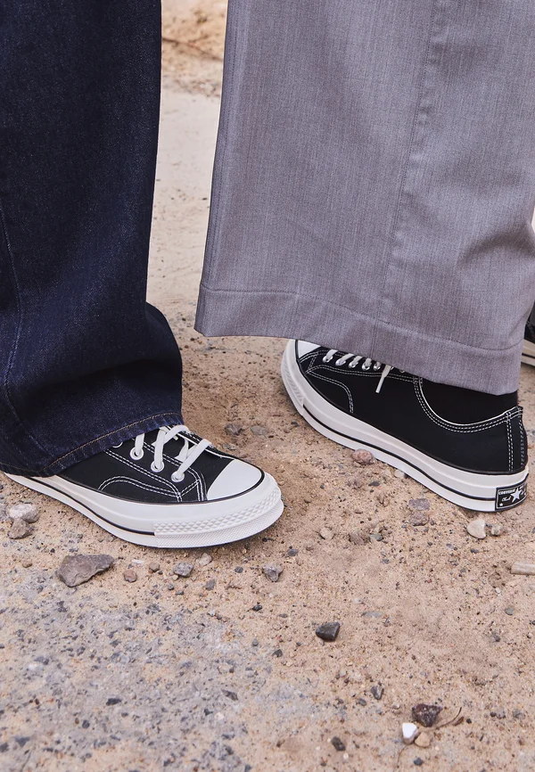 CHUCK 70 WIDE UNISEX - Sneaker low - black/egret