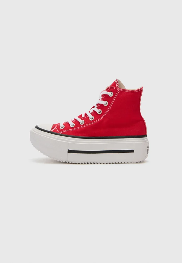 CHUCK TAYLOR ALL STAR DOUBLE STACK - Sneaker high - red/black/white