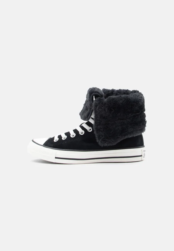 CHUCK TAYLOR ALL STAR FOLD OVER - Sneaker high - black/egret