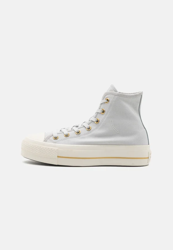 CHUCK TAYLOR ALL STAR LIFT PLATFORM TAILORED LINES - Sneaker high - barely grey/egret/gold