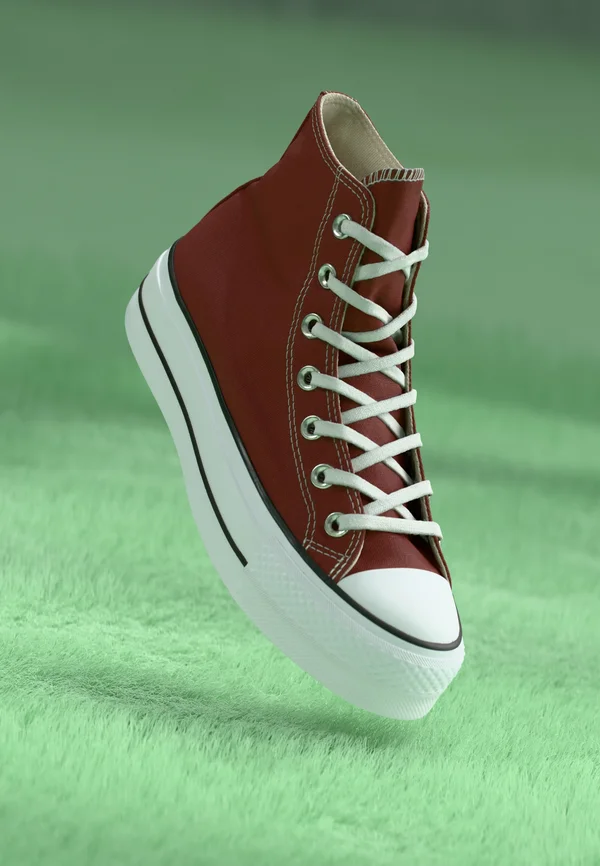 CHUCK TAYLOR ALL STAR LIFT - Sneaker high - rottin apple/white/black