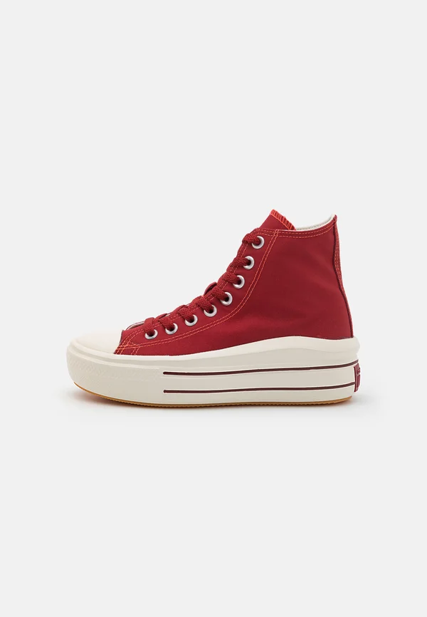 CHUCK TAYLOR ALL STAR MOVE PLATFORM RETRO SPORT - Sneaker high - park red/egret/vermillion red