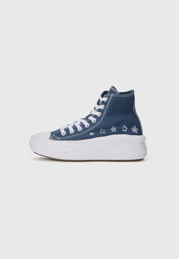 CHUCK TAYLOR ALL STAR MOVE UNISEX - Sneaker high - navy/white