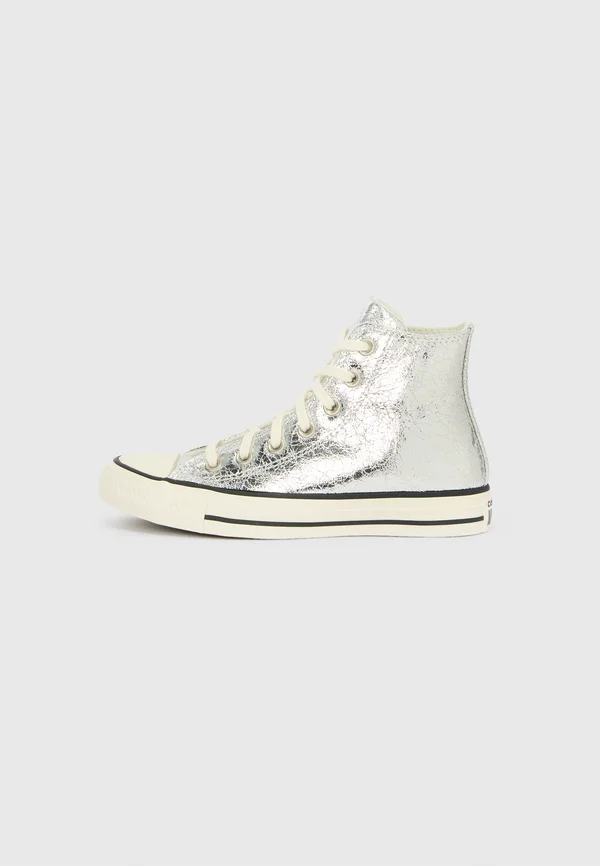 CHUCK TAYLOR ALL STAR - Sneaker high - metallic silver-coloured/vintage white/black
