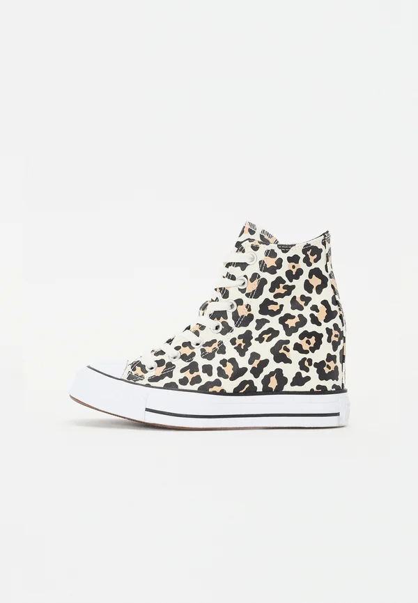 CHUCK TAYLOR ALL STAR WEDGE - Sneaker high - egret/black/coastal dune