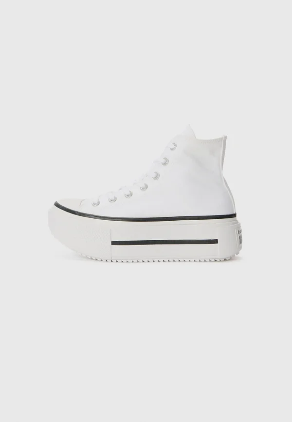 CHUCK TAYLOR DOUBLE STACK - Sneaker low - white/black/white