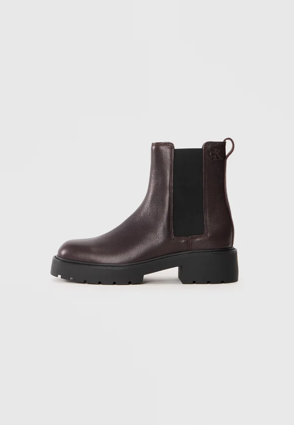 CHUNKY CHELSEA BOOT - Plateaustiefelette - fudge