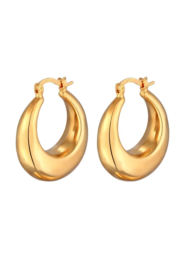 CHUNKY HOOPS - Ohrringe - gold-coloured
