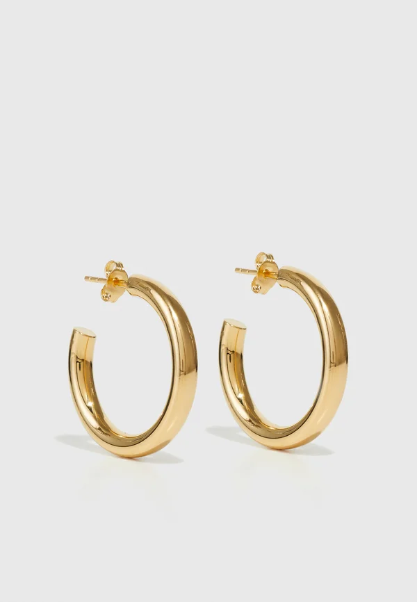 CHUNKY HOOPS - Ohrringe - yellow gold-coloured