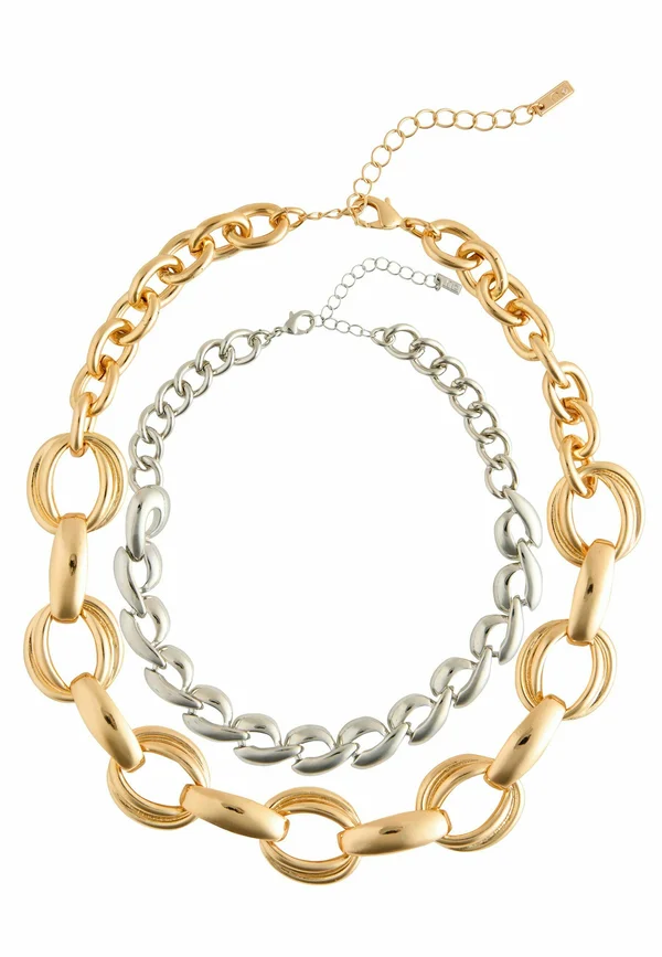CHUNKY  LAYERED SET - Halskette - gold-coloured tone silver-coloured tone