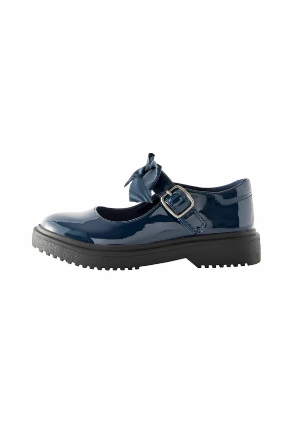 CHUNKY MARY JANE  - Riemchenballerina - navy patent