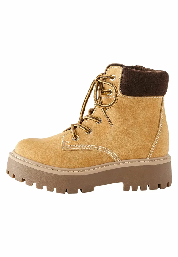 CHUNKY  - REGULAR FIT - Schnürstiefelette - tan brown