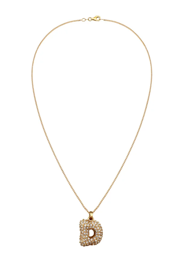 CHUNKY SPARKLING INITIAL D - MIT KRISTALLEN VON SWAROVSKI® - Halskette - gold-coloured