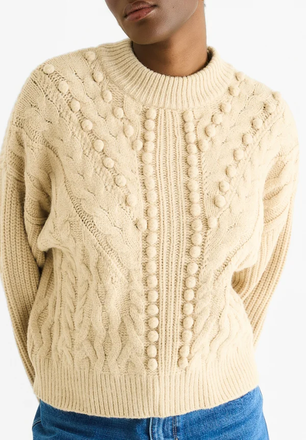 CHUNKY  - Strickpullover - beige