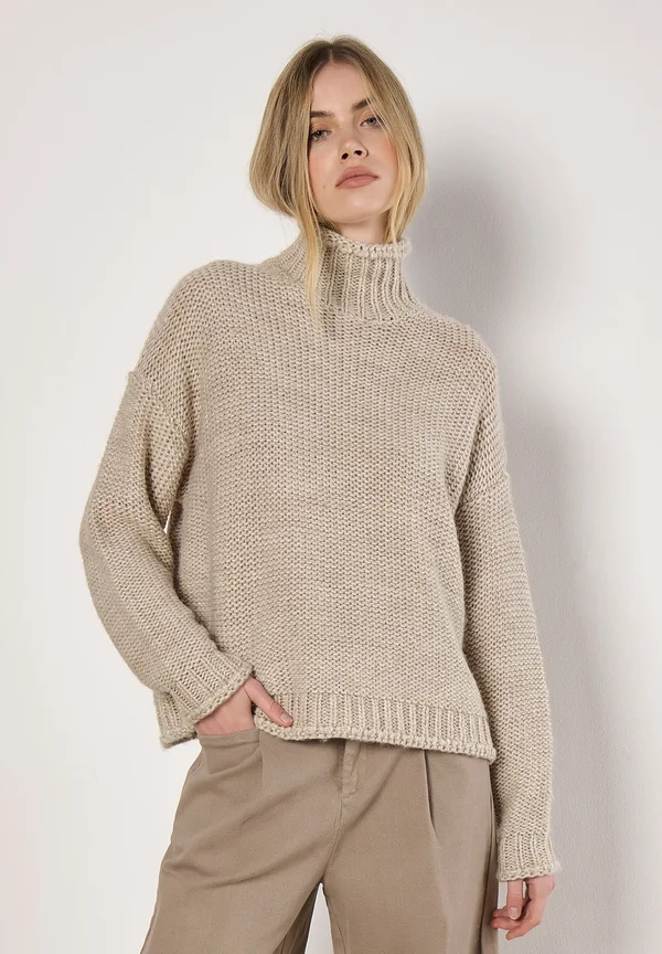 CHUNKY - Strickpullover - stone