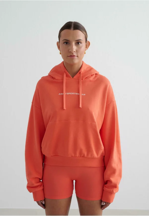 CHUNKY TERRY  - Kapuzenpullover - red