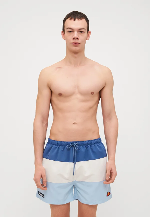 CIELO SWIM  - Badeshorts - navy/off white/light blue