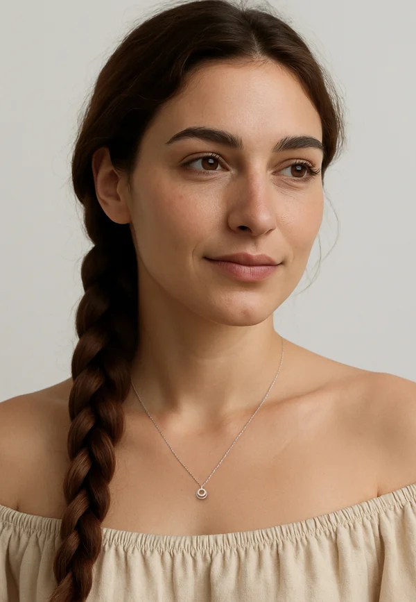 CIRCLE - Halskette - silver coloured
