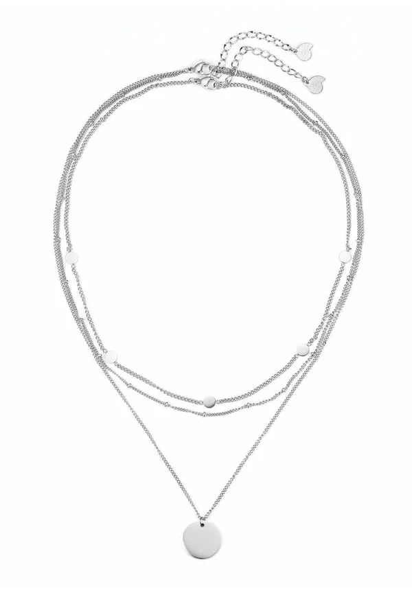 CIRCLE LAYERING SET - Halskette - silberfarben