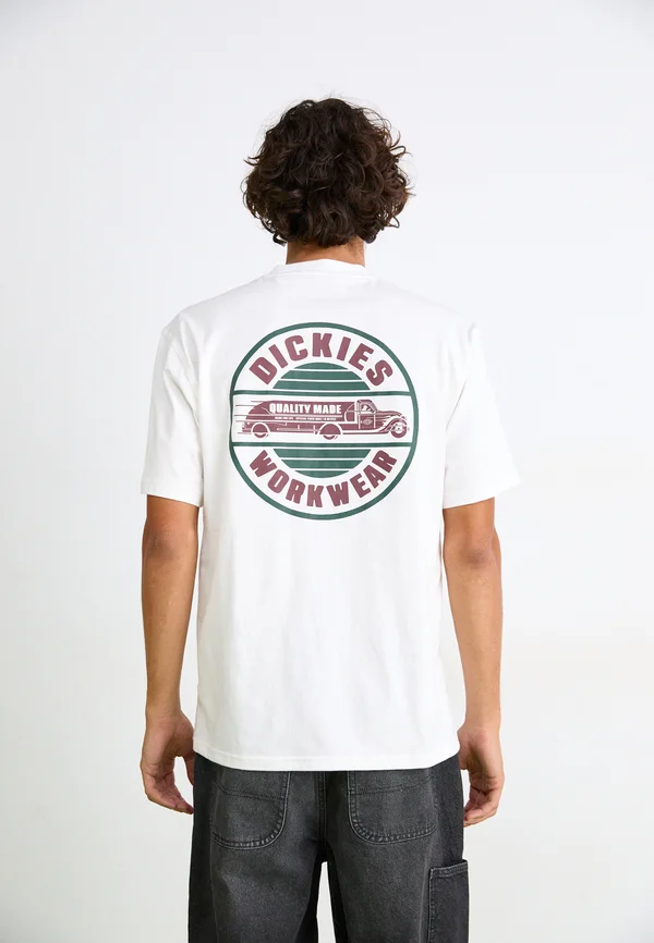 CIRCLE TEE - T-Shirt print - white