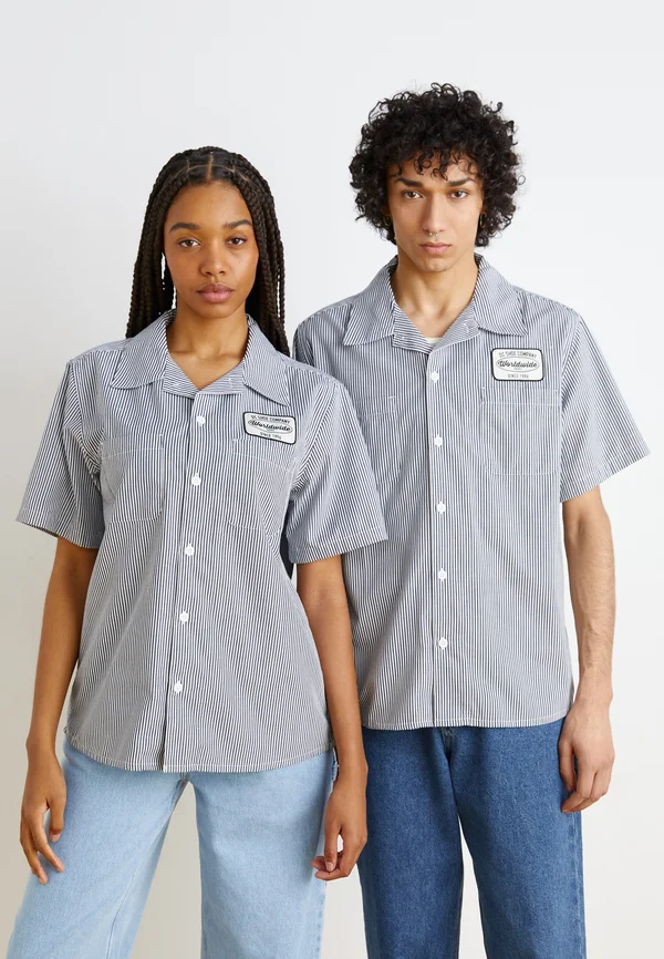 CIRCUIT BUTTON UNISEX - Hemdbluse - vintage indigo