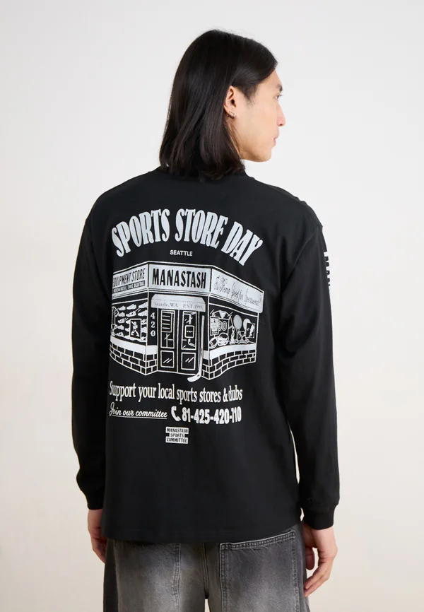 CITEE TEE - Langarmshirt - black