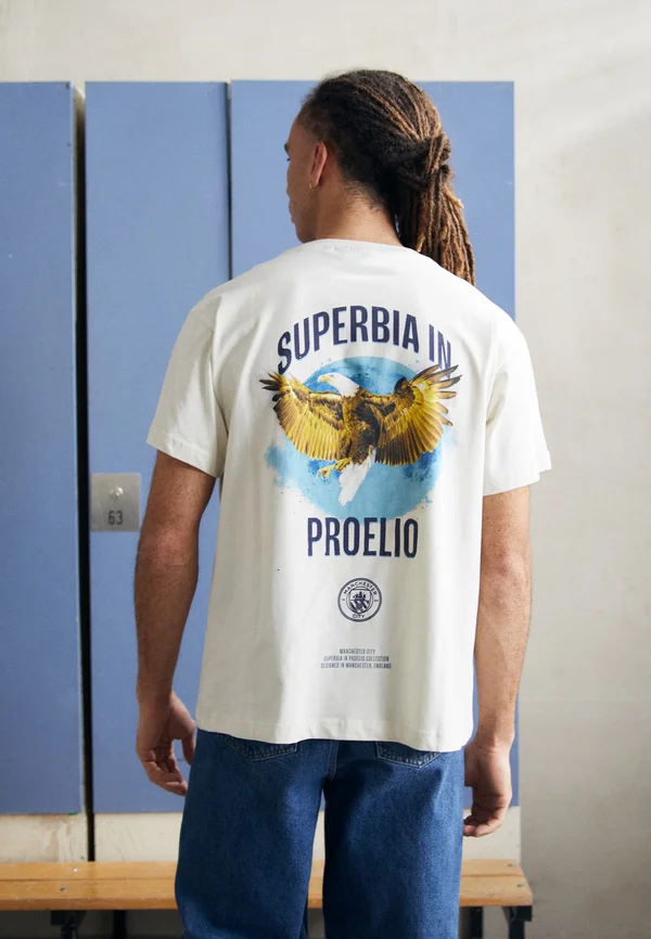 CITY SUPERBIA TEE - Vereinsmannschaften - off white