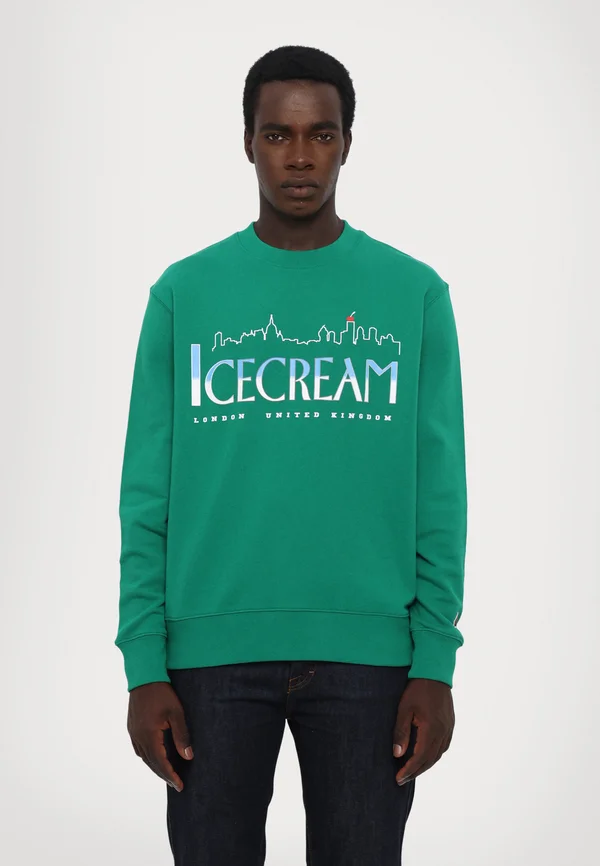 CITYSCAPE CREWNECK - Sweatshirt - green