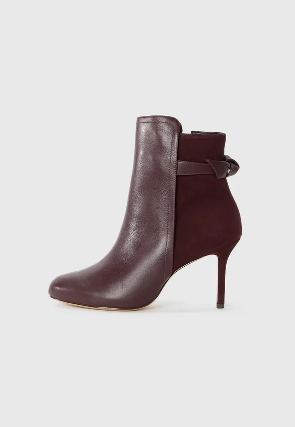 CLARITA - High Heel Stiefelette - dark plum