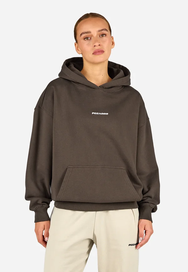 CLARITA - Sweatshirt - washed walnut brown white