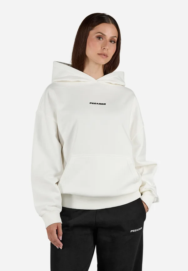 CLARITA - Sweatshirt - washed warm white/black