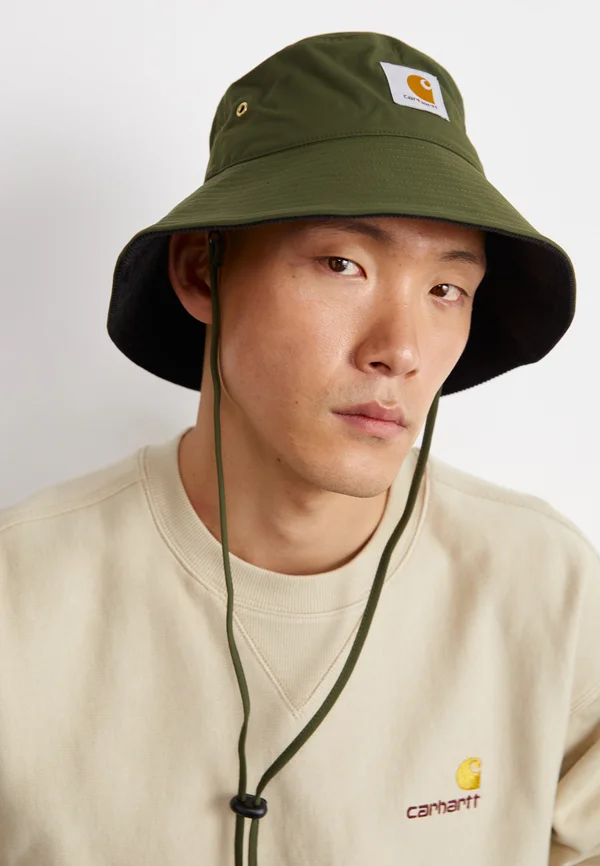 CLARTON BUCKET HAT UNISEX - Hut - office green / black