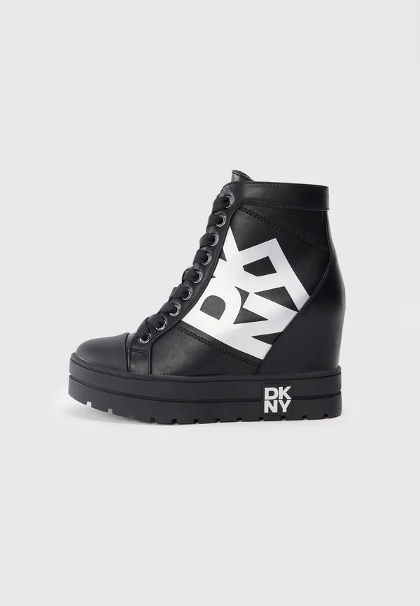 CLARY - Sneaker high - black/silver-coloured