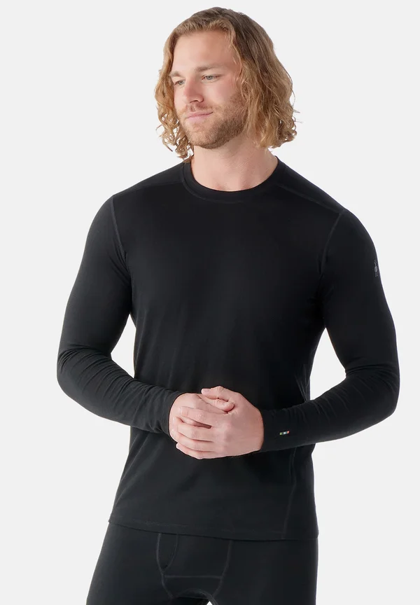 CLASSIC ALL-SEASON MERINO BASE LAYER CREW - Unterhemd/-shirt - black