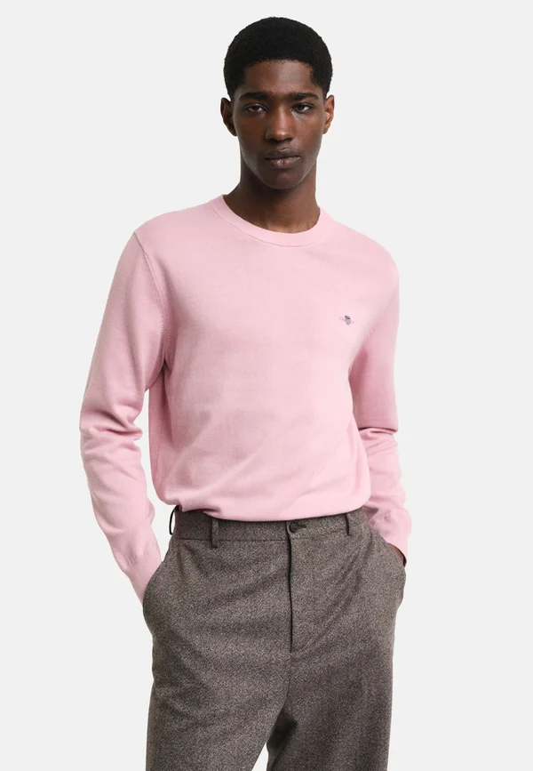CLASSIC C-NECK - Strickpullover - dusty pink