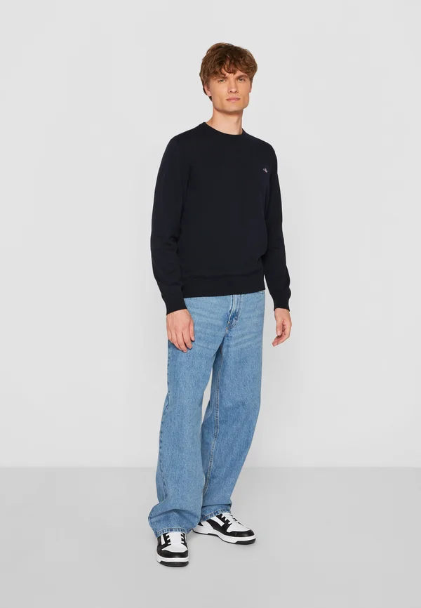 CLASSIC C-NECK - Strickpullover - evening blue