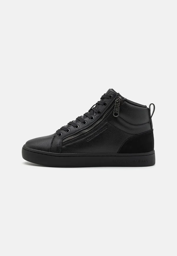 CLASSIC CUPSOLE ZIP MID - Sneaker high - triple black