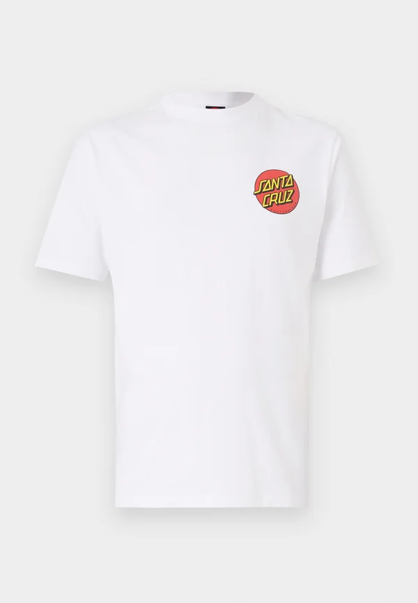 CLASSIC DOT CHEST UNISEX - T-Shirt print - white